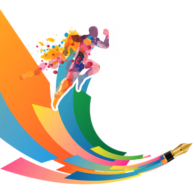 Colorful Abstract Rainbow Runner For Wavy Abstract Colorful Stripes University of Education Illustration