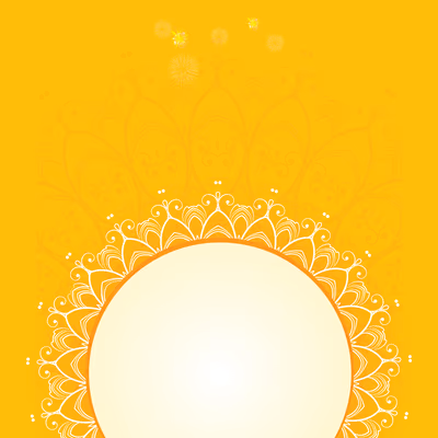 indian flower pattern rangoli background vector art