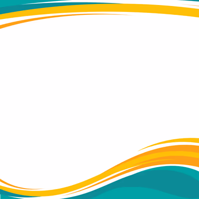 Vibrant blue and orange wave abstract design Business Wavy Footer vector
